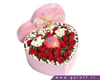 خرید گل - جعبه گل ولنتاین کیلور - Keylor | گل آف